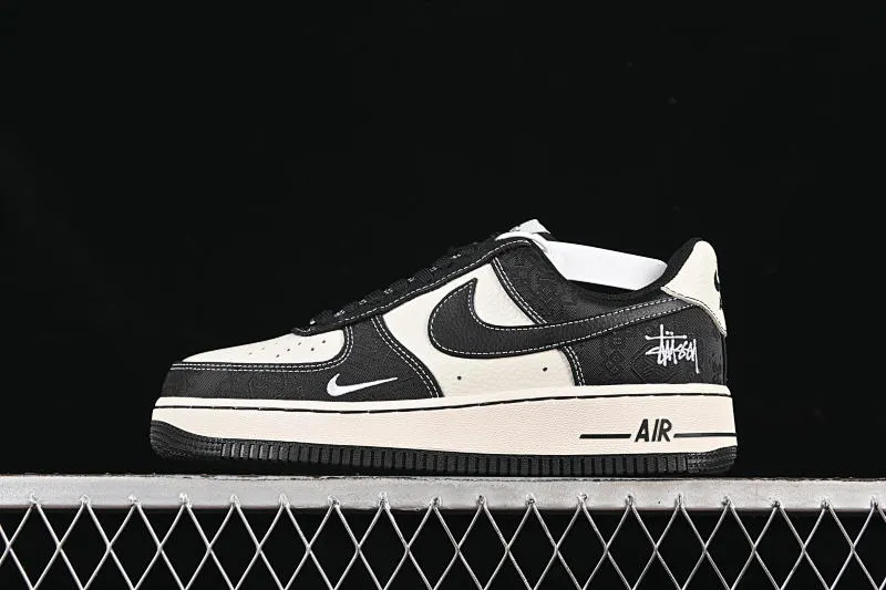 All categories Nk Air Force 1 Air Force series Nk Air Force 1 Low Air Force low-top Nike Air Force 1'07 Low LV joint beige black hook red label Air Force 1 low-top casual sneakers LW9279-013